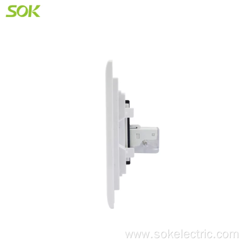 RJ45 LAN Socket Outlet 1Gang outlet power supply